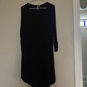 Francesca black dress with liner underneath- great for the office!